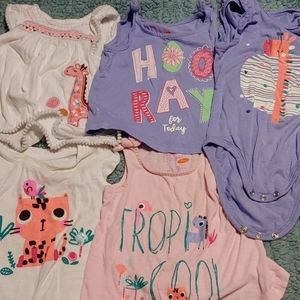 5 summer 12 mons tops